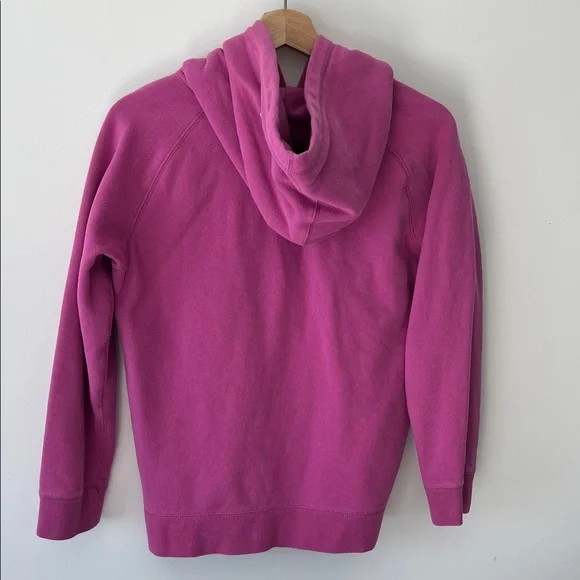 Roots Magenta Hoodie with White Beaver Emblem. - Picture 4 of 4